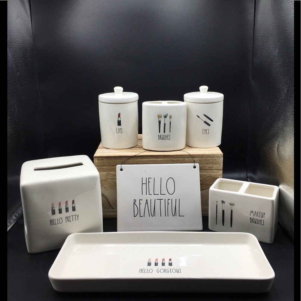 Rae Dunn HELLO BEAUTIFUL SET